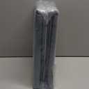 Bedsure 100% Washed Cotton Duvet Cover Queen Size - Dusty Blue Minimalist Cotton Bedding Linen Like for All Seasons - GentleSoft™ Plain Simple Duvet Cover, 3 Pieces (Dusty Blue, Queen, 90"x90")