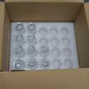 40 Pack Heavy Base Shot Glasses, 1.4oz Whiskey Shot Glass Set Small Glass Cups for Liqueur Spirits Bar Party Favor Housewarming Gift