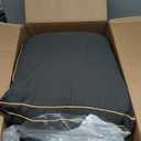 YZ HOME Long Body Pillow for Adults - Firm Body Pillow Insert with Shredded Blue Memory Foam, Adjustable Height, Soft Support for Side Sleeping, Pregnant Women, Washable (20x54 Inch, Grey)