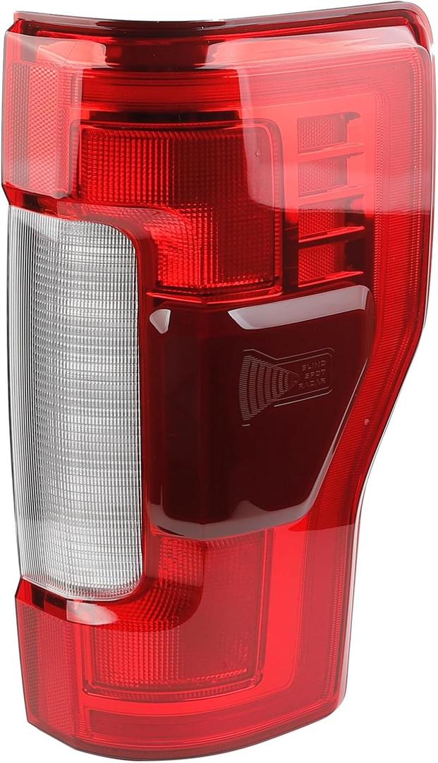 Dasbecan Right Passenger Side LED Tail Light Assembly Compatible with Ford F250 F350 F450 Super Duty 2017 2018 2019 Taillight Rear Lamp Replace KC3Z13404B Blind Spot Module Can be Installed