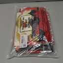 Breling 53 Pcs Graduation Decorations 2026 Congrats Grad Backdrop Banner Tablecloth Congrats Latex Balloons for University High School Graduation Party Supplies(Red and Black)