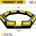 OZIS Gaga Ball Pit Inflatable 15FT with Built-in Blower, Portable Gaga Pit for Indoor Outdoor School Family Activities Easy to Setup