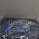 Rolling Duffle Bag with Detachable Wheels, Large Capacity Expandable Foldable Suitcase for Travel,Collapsible Luggage Carry on Duffel Overnight Weekend Bags (Blue)