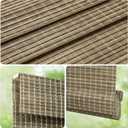 LazBlinds Cordless Bamboo Roman Shades, Privacy Blinds for Interior Windows, Room Darkening Roll Up Bamboo Blinds for Home & Patio, 27.5" W x 64" H, BDP-Driftwood
