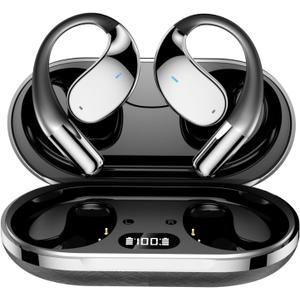 Real-time AI Translation Headphones, No Subscription with App, Long-lasting Battery Translator, Native Language Translator Earbuds for Travel and Learning (Black)