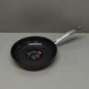 OXO Enhanced 8" and 10" Frying Pan Skillet Set, Healthy Ceramic Nonstick, PFAS-Free, Stainless Steel Handle, Dishwasher Safe, Oven Safe, Black