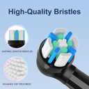 10 Pack IO Replacement Heads Compatible with Oral B iO 2 3 4 5 6 7 8 9 10 Deep Clean Series Electric Toothbrush, Toothbrush Heads Compatible with Oral B iO for Cleans Your Teeth (Black)