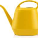 Fasmov Plastic Watering Can, Yellow, 1-Gallon