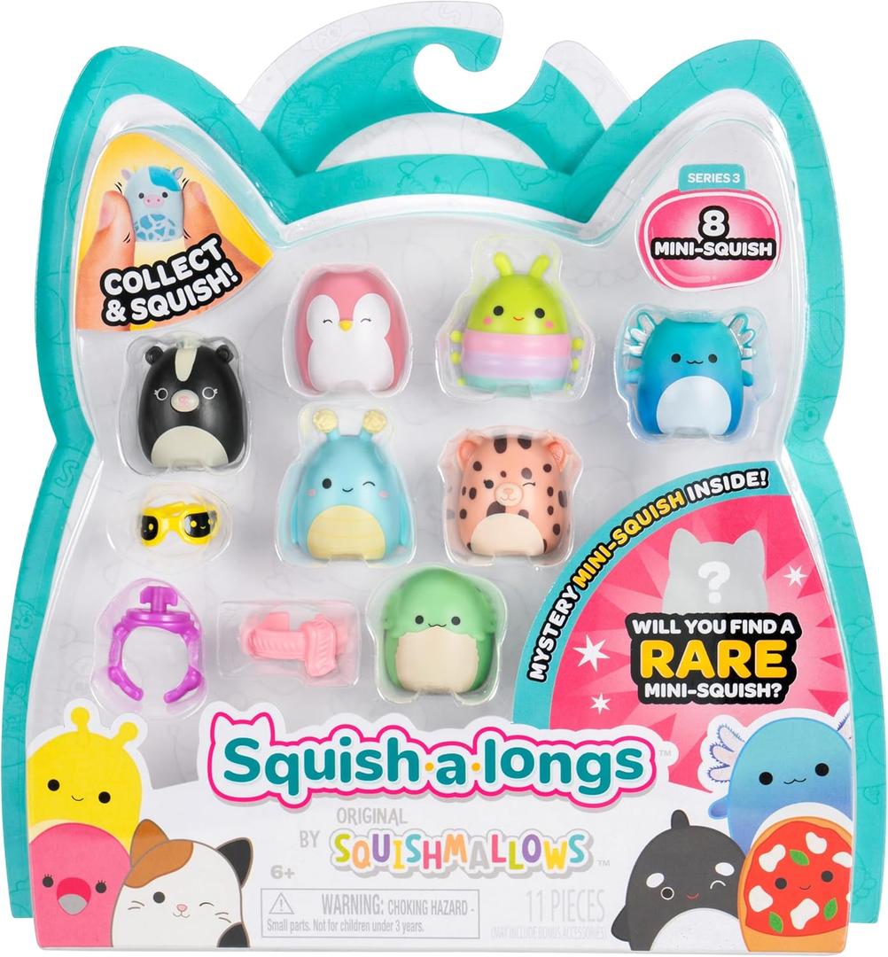Squish-a-longs Mini-Squish 8-Pack (Wave 3, Style 1)