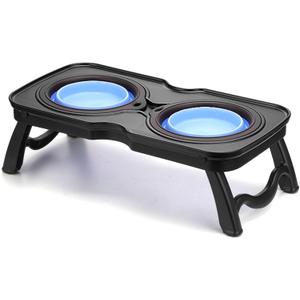 raised Dog Food Bowl Set, Elevated Silicone Pet Food Bowl with Stand for Dogs and Cats raised Dog Food Bowl Set, Elevated Silicone Pet Food Bowl with Stand for Dogs and Cats