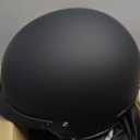 GLX M14 Open Face Motorcycle Helmet - Matte Black, Small - DOT Approved