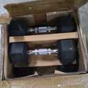 CAP Barbell Rubber Coated Dumbbell Weight Set with Vertical Rack | 100 lb, 150 lb, and 210 lb Options