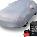 EzyShade 10-Layer Car Cover Waterproof All Weather. See Vehicle Size-Chart for Accurate Fit. Outdoor Full Exterior Covers for Automobiles Sedan Hatch SUV Rain Sun Protection. Size A0 (See SizeChart) (Reflective)