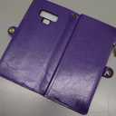 Wallet Case for Google Pixel 10/10 Pro with Wrist Strap Shoulder Strap Card Holder Shockproof Soft PU Leather Magnetic Snap Pocket Stand Accessories Phone Cover Pixel 9 9Pro Nine Women Purple