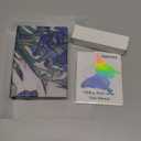 Book Shaped Light, BookLamp for Book Lovers Gifts,Van Gogh Iris Design Foldable Lamp Perfect for Bedside Night Light, Bookshelf Decor, Home Desk, Ideal Gifts for Birthday Valentines Day