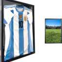 Thickened Jersey Frame Display Case Jersey Shadow Box Display Case with Effective UV ProtectionMountable Wall and Lockable Jersey Frame for Hanger Baseball Basketball Football