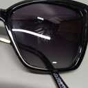 FEISEDY Trendy Polarized Women Sunglasses, Retro Womens Square Cat Eye Sun Glasses B4134