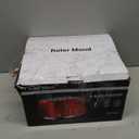 4 Slice Toaster Roter Mond Retro Stainless Steel with Bagel Defrost Cancel Function, 6 Browning Settings, Extre Wide Slot and Removable Crumb Tray, Cream, ST033