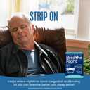 Breathe Right Nasal Strips, Clear Small/Medium Nose Strips, Snoring, Nasal Congestion, Deviated Septum, Allergies, 30 Ct