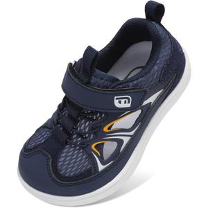 JOINFREE Toddler Sandals Kids Wide Girls Boys Aqua Athletic Sneakers Barefoot Beach Sandals Quicky-Dry Non-slip Outdoor Water Sports Hiking Sandals Summer Water Shoes for Pool River Swim 12.5-13 Wide Little Kid