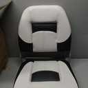 Low Back Folding Boat Seats 2 Pack Deluxe Marine Fishing Boat Seat