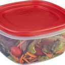 Rubbermaid Easy Find Lids Food Storage Container, 14 Cup, Racer Red