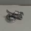 Adjustable Shower Head Holder, Bathroom Suction Cup Handheld Shower Head Bracket, Removable Wall Mounted Suction Bracket (Silver-1)