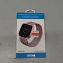  Compatible with Fitbit Versa and Versa 2 Bands for Women Men, Rose Gold Stainless Steel Metal Mesh Magnetic Band Bracelet Strap Replacement for Fitbit Versa/Versa Lite SE (Rose Gold)