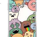 Cartoon Monster Family Case for iPhone 17 Air,Colorful Funny Monste, Trendy Soft TPU Bumper Cover Case for iPhone 17 Air
