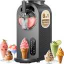 Alcarin 2 in 1 Slushie Machine & Soft Serve Ice Cream Maker Machine
No Ice Needed, 8 Pre Sets, Frozen Drink, Protein Ice Cream, Milkshake, Frappe, Spiked, Sorbet, More for Homemade Frozen Treat