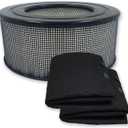 PUREBURG 21500 Replacement Filter Compatible with Honeywell 50150 51500 61500 11500(EV-15) 18150 11520 17200 Series Air Purifiers, H13 HEPA Cabon Pre-Filter Air Clean Dust VOCs Odor