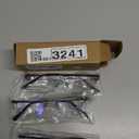 3-Pack Reading Glasses for Men, Lightweight Metal Half Frame Blue Light Blocking Computer Readers,Filter UV Ray/Computer Glare with Spring Hinge Eyeglasses (3PCS Black,+1.75)