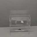 Raffle Drum, Acrylic Raffle Tickets Spinner Box, Transparent Raffle Box, Holds Approximately 2,000 Raffle Tickets, Clear Raffle Ticket Drum for Raffle, Bingo, Lottery, Balls, 11in (11x6.5x10.9 inches)