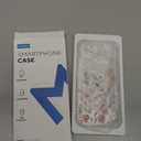 for iPhone 16 Case,[3 in 1] with Screen Protector & Camera Lens Protector, Flower Pattern Design,Clear Soft Shockproof Slim Floral Phone Cover for Women Girls 2024 6.1"(Blooming Flowerets)