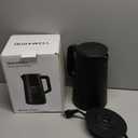 1.5L Electric Kettle Stainless Steel, Double Wall Cool Touch Teapot, Fast Boil,5 Temperature Control, LED Display, Auto Shut-Off, BPA-Free,Keep Warm Function, Ideal for Tea & Coffee,Black