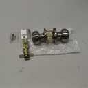 Probrico Hall and Closet Door Handle Brushed Nickel Passage Door Knob