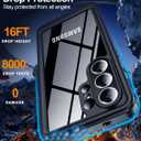 MOZOTER Designed for Samsung Galaxy S26 Ultra Case Waterproof, Military Shockproof Full Body Cover with Built-in Screen & Lens Protector, IP68 Underwater Protection for S26 Ultra 6.9" Black