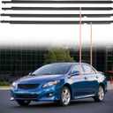 Weatherstrip Window Seal Car Window Moulding Trim Sweep Felt Seal Kit Fit for Toyota Corolla CE LE S XLE XRS 2009 2010 2011 2012 7573012300 7571002210-4 Piece Set
