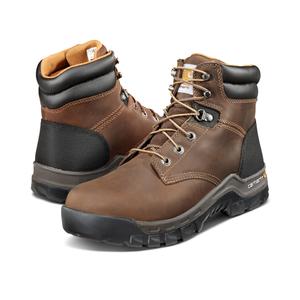 Carhartt Women's Rugged Flex 6" Comp Toe Work Boot, Brown, 9 M US