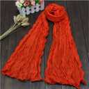 GLigeT Scarf Ladies Long Voile Linen Thin Warm Winter Candy Color Shawl Women Scarf Soft 1PC Chunky Oversized Winter/Fall (Color : 21, Size : One Size)