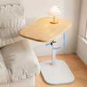 Vorriop Pedestal Adjustable C Table for Small Spaces