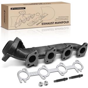 A-Premium Right Side Engine Exhaust Manifold Kit [8Cyl 5.4L] Fit for Ford & Lincoln - F-150, F-250, F-150 Heritage, F-250 F-350 Super Duty, Expedition, E-150, E-250, Navigator, W/Gasket & Studs & Nuts