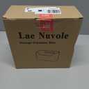 Set Of 2 Storage Organizer Bins Wall Mounted Shower Basket, Shower Caddy Stackable Clear Plastic Makeup Organizer Adhesive Hanging Bin for Bathroom, Kitchen, Cabinet, Pantry, BPA Free, Clear