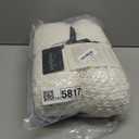 EVERGRACEHOME Chunky Chenille Knit Throw Blanket for Couch, Soft Luxurious Moss Stitch Blankets for Bed, Cozy Decorative Farmhouse Knitted Throws for Sofa, Ivory White, 50" x 60"