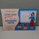 Extra Large Magnetic Notebook Paper for Whiteboard - Dual-Magnet Design for Smooth Writing - Wrinkle-Free Flat Shipping - Ghosting-Free Markers - Perfect for Classroom & Homeschool
