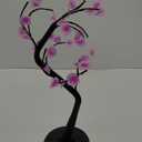 Cherry Blossom Tree Lamp, 18" Bonsai Tree Light - Modern Home Decor, Cute Japanese Room Decor- Battery/USB Powered Aesthetic Lamp (36 LED, Warm White)