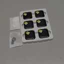 Air Tracker Tag-6 Pack, Smart Bluetooth Tracker Work with Apple Find My(iOS Only), Luggage Tracker Tag for Key, Luggage, Backpack, Suitcase, Replaceable Battery, weTag, Black