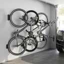 monTEK Swivel Bike Wall Mount  2 Pack Garage Bike Hanger & Space-Saving Vertical Bike Rack for Garage & Apartment, Sturdy Bike Storage Hook Holds 66 lbs, Easy Installation & Scratch-Proof Design