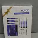 Upgrade Version Magnetic Eye Glass Repairing Kit, Eyeglass Repair Tool Kit with Compact Screw Box Include Nose Pads, Precision Screwdriver Set, Screws, Tweezer for Eyeglass, Sunglass, Spectacles Watch