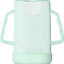 Momcozy Baby Pouch Holder No Squeeze, Baby Food & Juice Box Holder, Mess-Free, Easy Grip for Self-Feeding, BPA-Free & DEHP-Free, Must-Have for Babies, Green (Pack of 1)